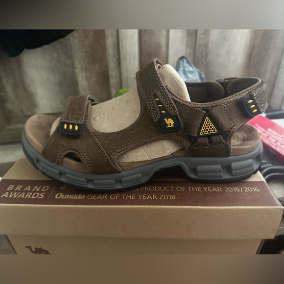 Men's Leather Sandals - Picture 1 of 2